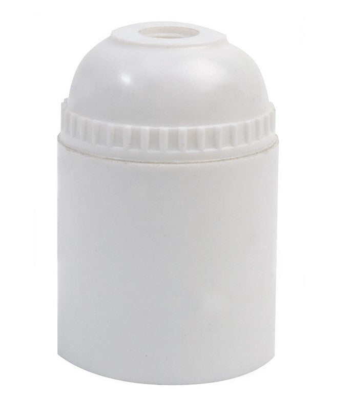 IL552903 PORTALAMPARAS LISO E27 TERMOPLASTICO BLANCO SIMON