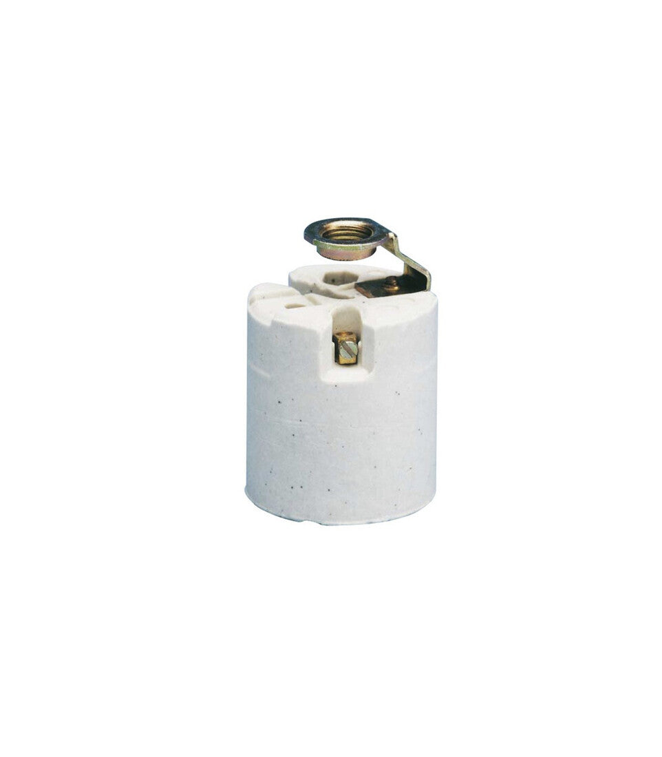 1202050 PORTALAMPARAS CERAMICO E27 4A F-BRIGHT