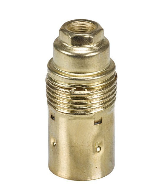IL851440 PORTALAMPARAS LISO E14 LATONADO SIMON