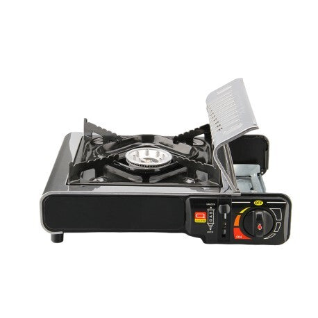 BS-102 COMPACT STAINLESS STEEL STOVE FOR COMGAS CARTRIDGE
