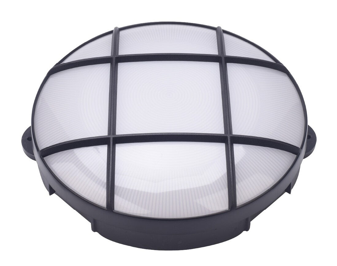 200205007 APLIQUE LED REDONDO OXALIS CON REJILLA 15W 6500K NEGRO GSC | Suministros Figmar