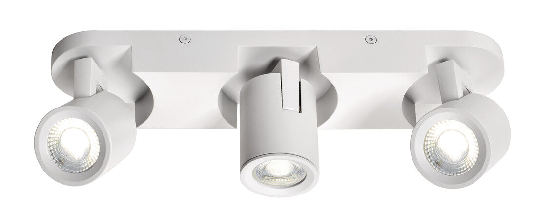 10297 SCHIENENSTRAHLER ALUMINIUM TONIK 3xGU10 WEISS JUERIC