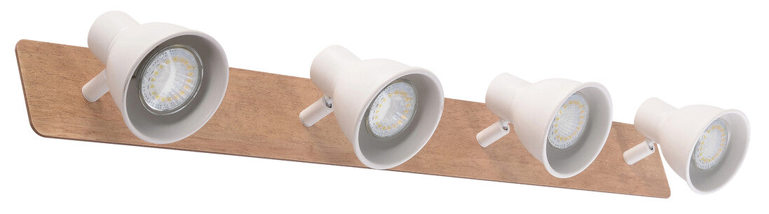 10309 HOLZLEISTE MIKO 4xGU10 WEISS JUERIC