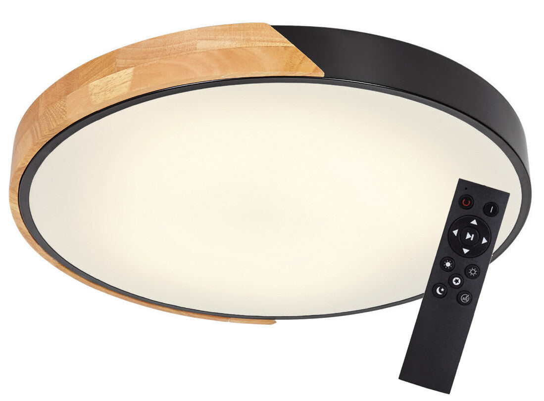 10281 REG WOODEN ROUND LED CEILING 72W NORWAY