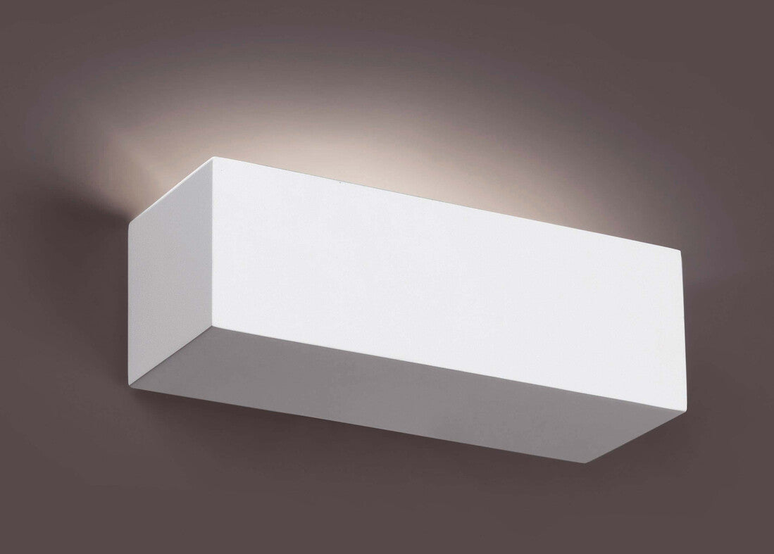 63176 AECO WHITE WALL LIGHT 1xG9 LOREFAR