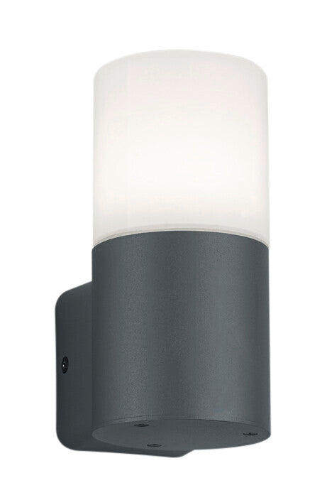 224060142 WANDLEUCHTE ALU ANTHRAZIT HOOSIC E27 IP44 TRIO