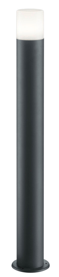 424060142 BALIZA ALUMINIO ANTRACITA HOOSIC E27 IP44 TRIO