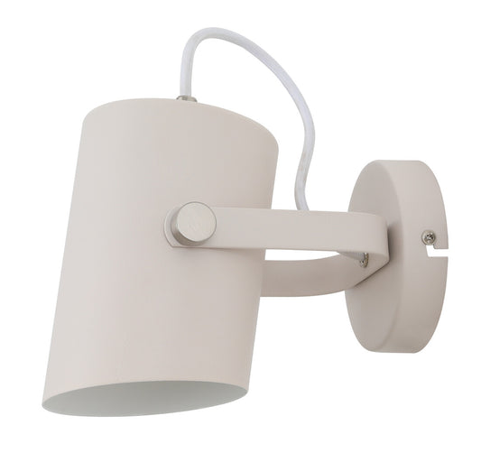 2070922-BL APLIQUE DE PARED E27 CABLE DE TELA BLANCO