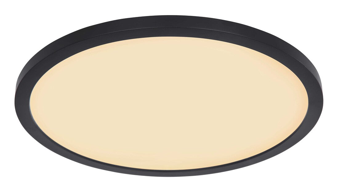 41562-24B LAMPARA DE TECHO NEGRA 1XLED 24W 3000K IP44 SAPANA GLOBO