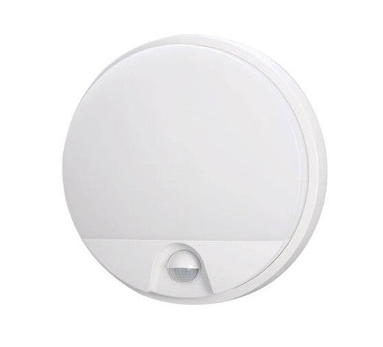 200205059 WANDLEUCHTE RUND LED DOKO MIT BEWEGUNGSSENSOR 15W 4000K WEISS GSC
