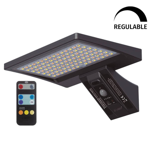 200210019 APLIQUE SOLAR LED GANDA REGULABRE 8W IP65 GSC