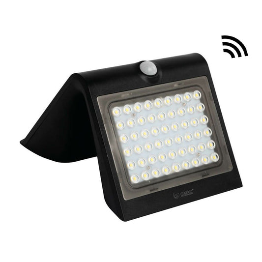 200210012 APLIQUE SOLAR LED LUKULU NEGRO CON SENSOR MOV 4W IP65 3000K GSC
