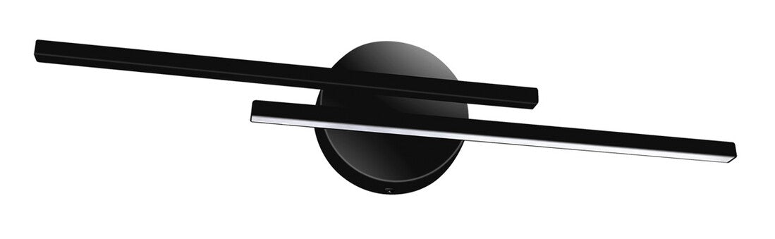 03971 APLIQUE LED DECORATIVO 2x7W IP44 4000K 710Lm 550mm NEGRO GRACJA STRÜHM