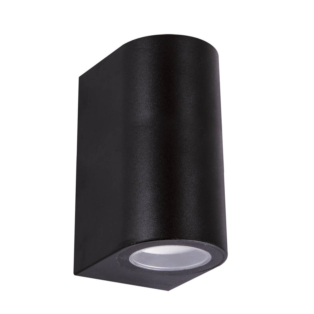 04017 RUNDE AUSSENWANDLEUCHTE 2xGU10 2x12W IP54 Ø68 SCHWARZ GAMP STRÜHM