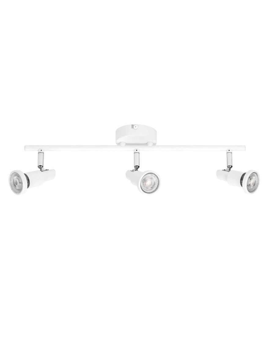 833890 REGLETA LED 3 FOCOS GU10 3,4W 2700K BLANCA LEDVANCE