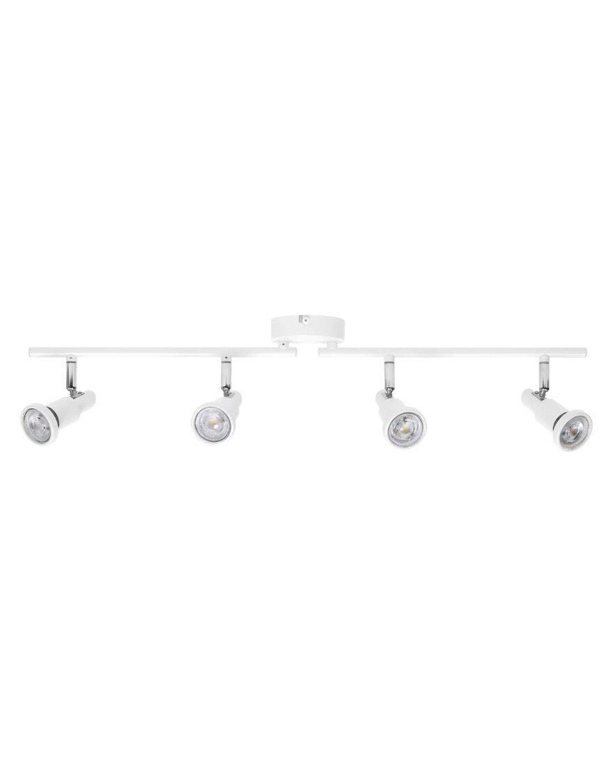 833913 REGLETA LED 4 FOCOS GU10 3,4W 2700K BLANCA LEDVANCE | Suministros Figmar