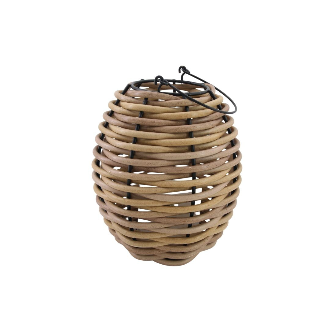 G2126/26 RATTAN SOLAR LAMP 1xAA 26cm GALIX