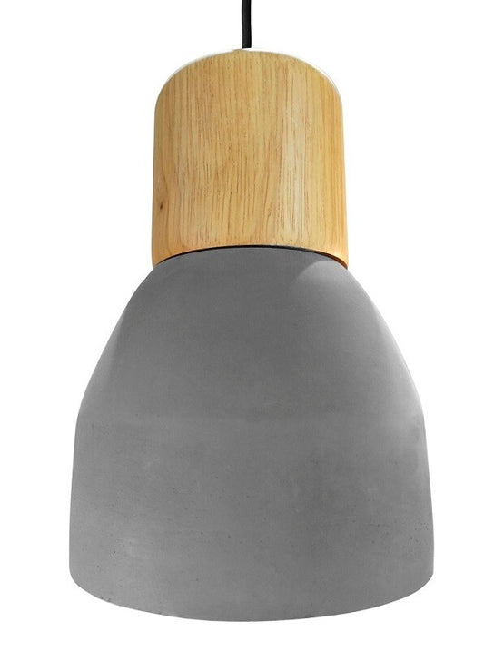 204400004 LAMPARA COLGANTE LOEN E27 CEMENTO GSC