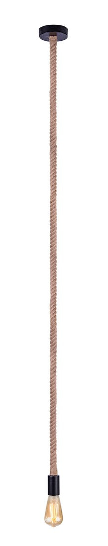 69029H LAMPARA COLGANTE METAL NEGRO 1XE27  60W ULLEU GLOBO