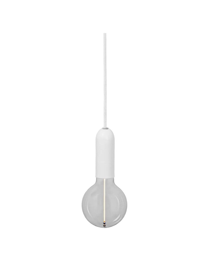 092565 HÄNGELAMPE STAHL WEISS 1xE27 ROUND 1906 LEDVANCE