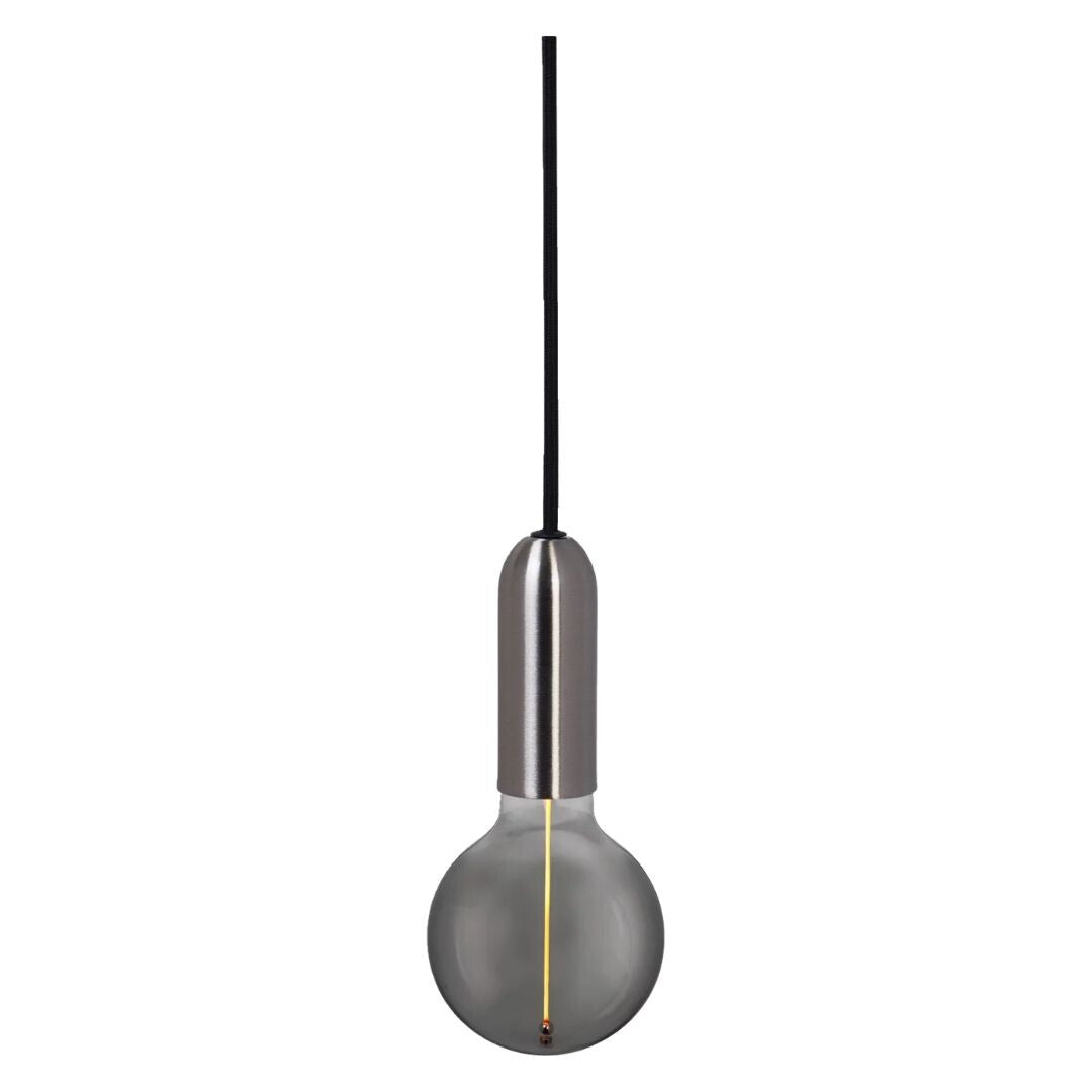 092602 LAMPARA COLGANTE ACERO CROMO 1xE27 ROUND 1906 LEDVANCE