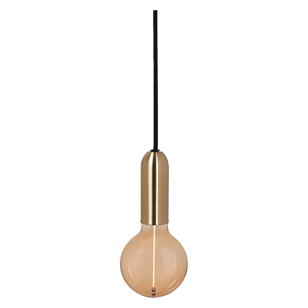 092626 LAMPARA COLGANTE ACERO ORO 1xE27 ROUND 1906 LEDVANCE