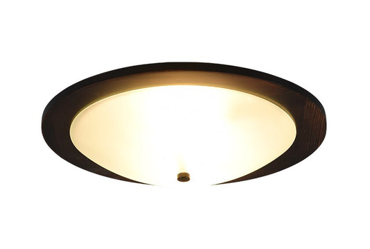 612600256 PLAFONT TECHO 2xE27 IP20 MADERA NATURAL PALI TRIO