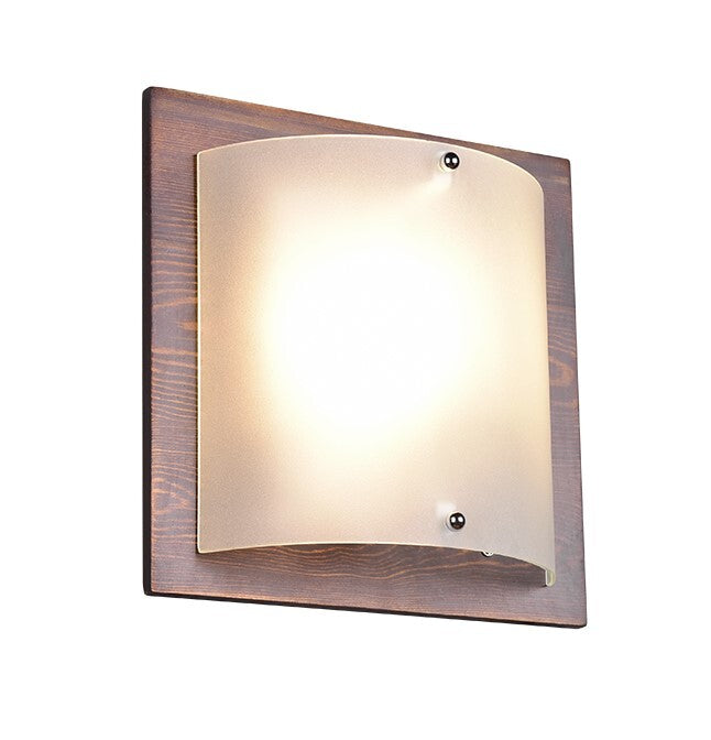 212600156 APLIQUE PARED E27 IP20 MADERA NATURAL PALI TRIO | Suministros Figmar