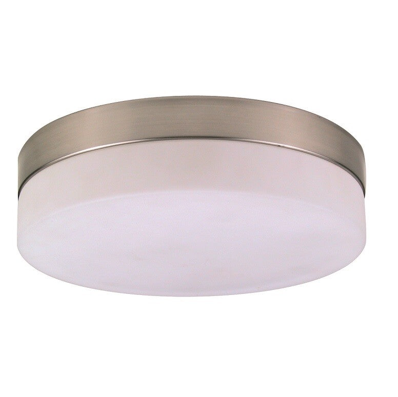 48403 PLAFON TECHO REDONDO 3xE27 40W 230V Ø300mm NIQUEL OPAL GLOBO | Suministros Figmar