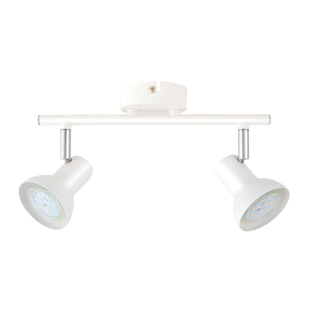 202000034 FOCO TECHO 2xGU10 BLANCO KAITOLA GSC