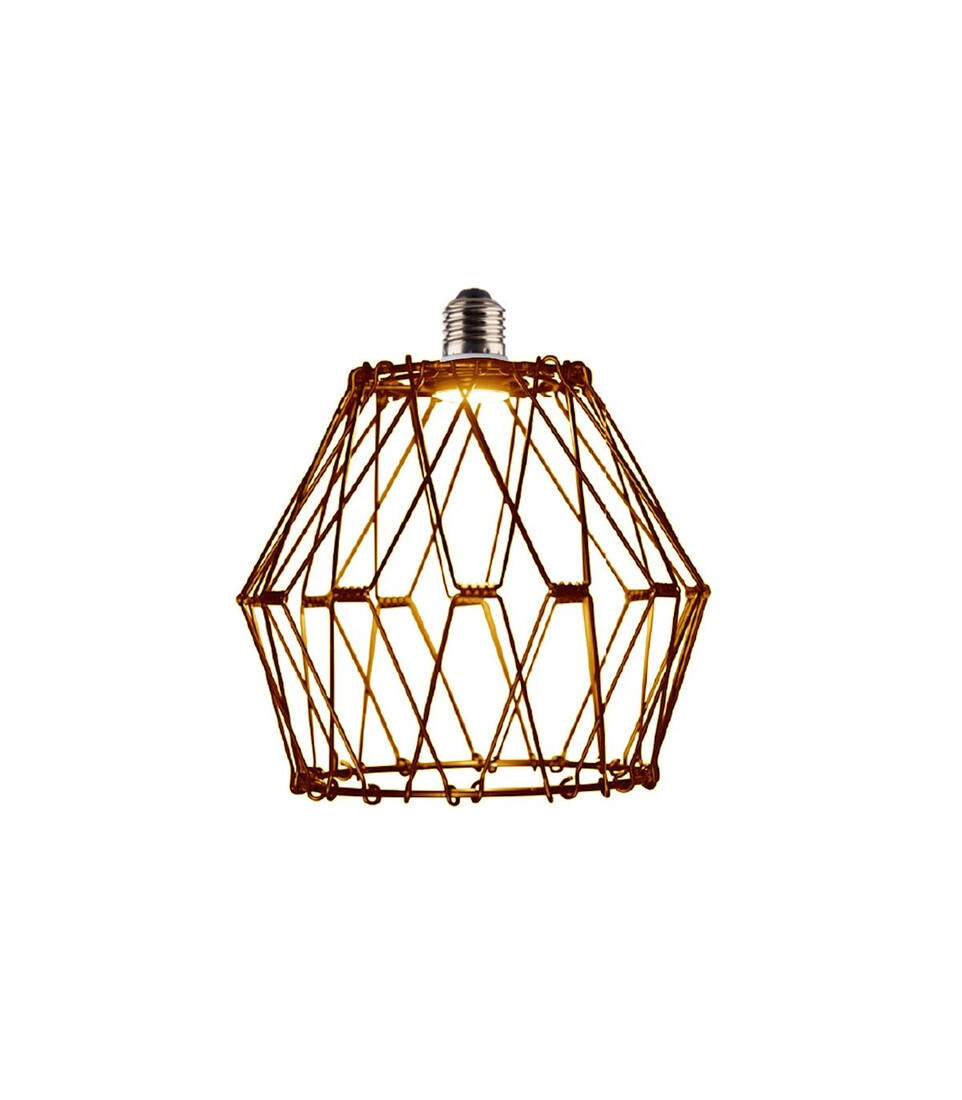 2509007-D VERWANDELBARE LED-DECKENLEUCHTE 1xE27 4W 3000K 240Lm GOLD EB