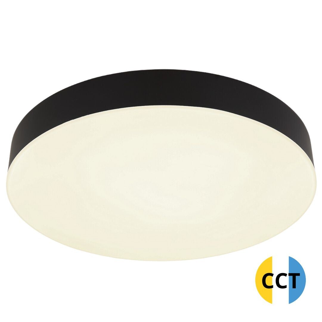 12384-24 DECKENLEUCHTE LED 24W 2150Lm 300mm SCHWARZ MATTHEW GLOBO