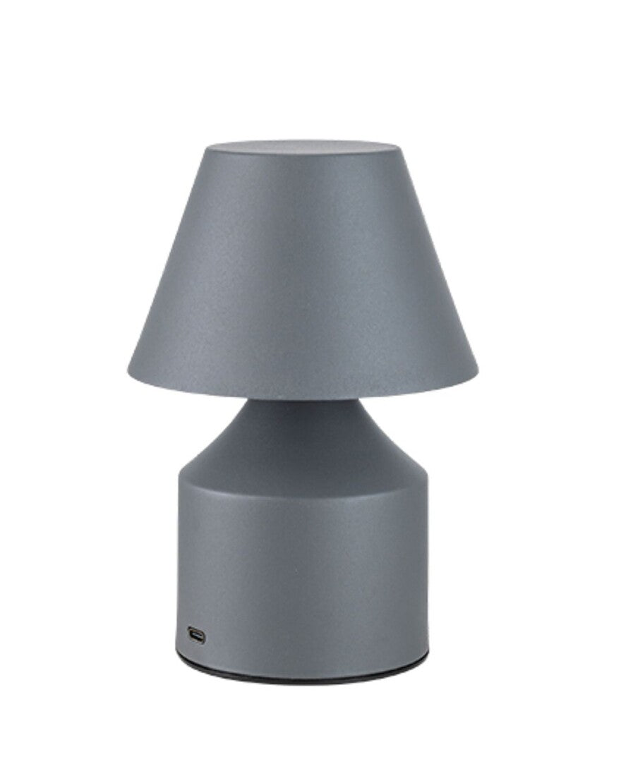 Lámpara de Sobremesa LED Gris Recargable 2W CCT F-Bright