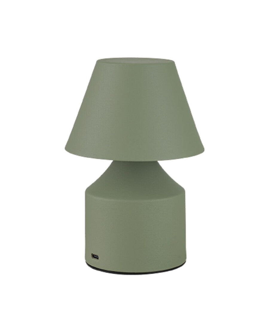 Lámpara Sobremesa LED Verde Recargable 2W CCT F-Bright