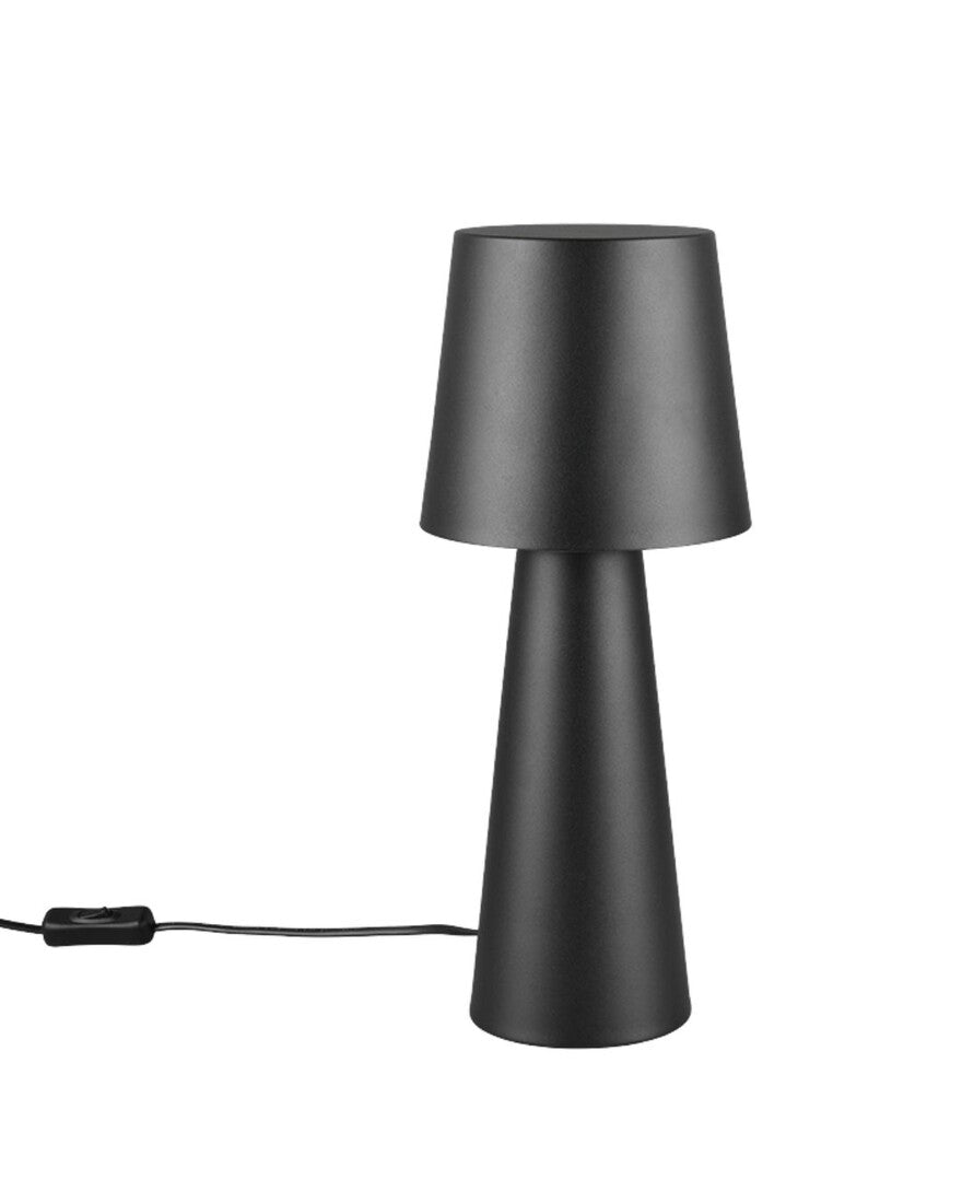 562900132 LAMPARA DE SOBREMESA NUBIAN NEGRO 1xE27 TRIO