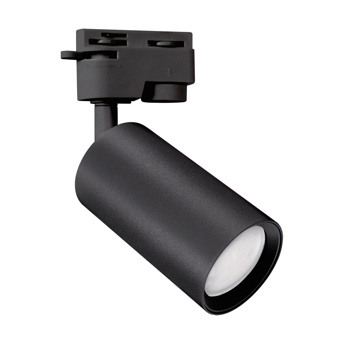 03949 1-PHASEN-STRAHLER SCHIENE GU10 35W IP20 Ø75 SCHWARZ DARIA STRÜHM