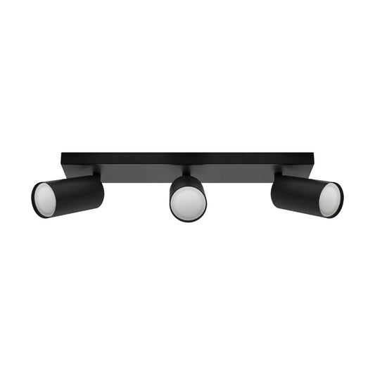 03765 FOCO TECHO 3xGU10 2x35W IP20 395mm NEGRO MANAM STRÜHM
