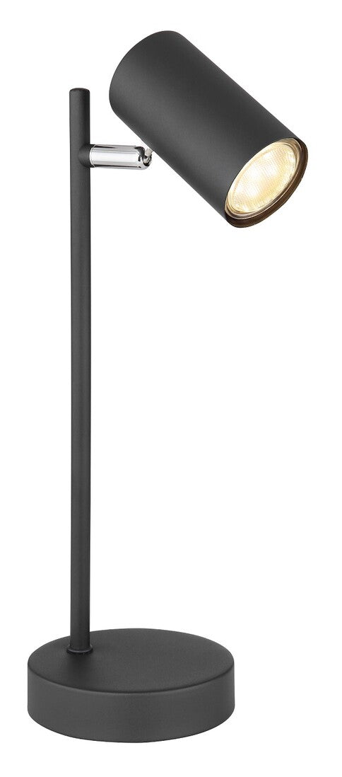 Lámpara de Sobremesa LED Negra GU10 230V Robby Globo