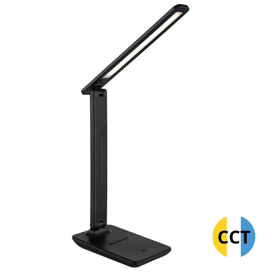 58439S FLEXO SOBREMESA LED 5W 570Lm NEGRO BRIGHTON GLOBO