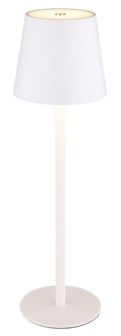 Lámpara Sobremesa LED Batería Blanca 3W 3000K Vannie Globo