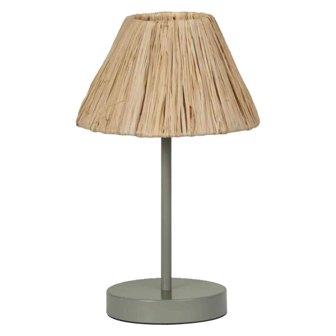 Lámpara Sobremesa Rafia Verde E27 Raffia Decor Ledvance