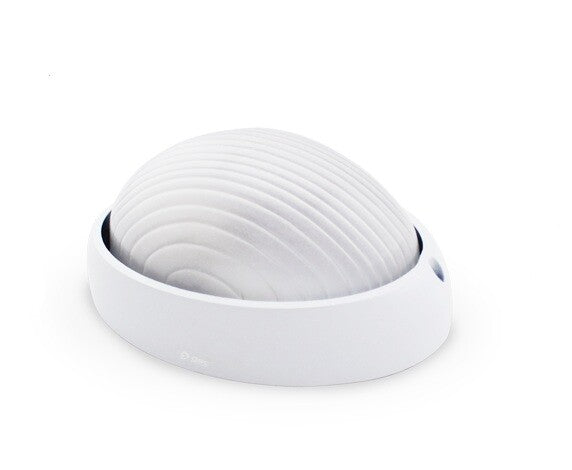 000700454 APLIQUE SEMIOVALADO ALUMINIO 1xE27 BLANCO GSC