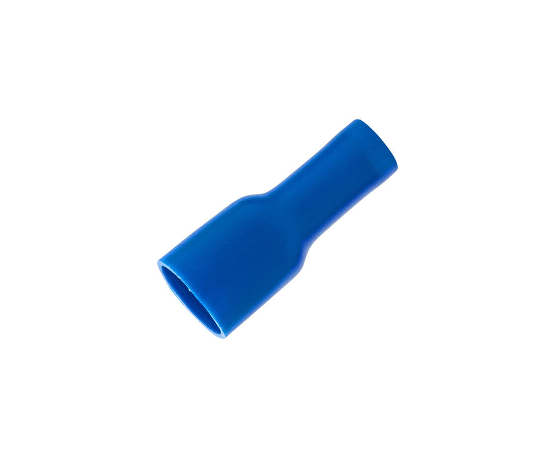 RTFAE 100 St. KABELSCHUHE BLAU 21,5 mm. F. STECKER 6,3 x 0,8 COPAIN
