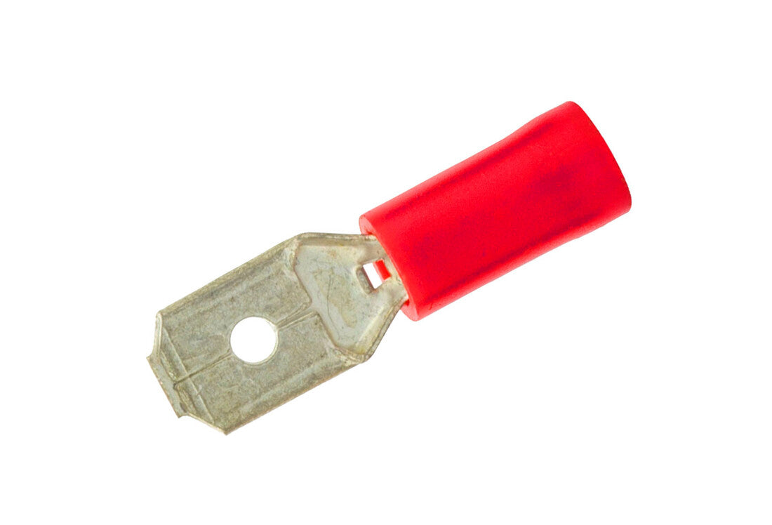 RTLFR 100ud TERMINAL LENGUETA AISLADA ROJA P/HEMBRA 6,3x0,8 COPAIN