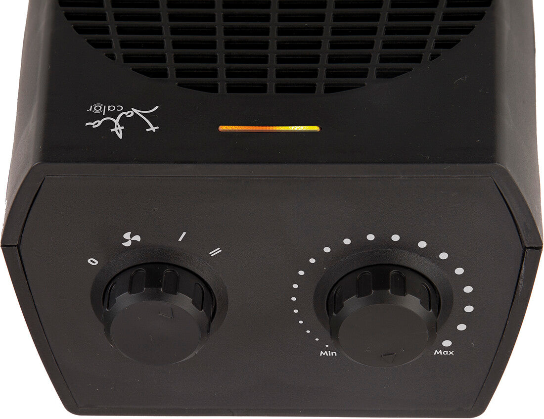 TV74 TERMOVENTILADOR VERTICAL NEGRO 1000-2000W