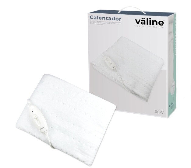 400060005 MANTA ELECTRICA SENCILLA BLANCA 60W 150x80cm VALINE
