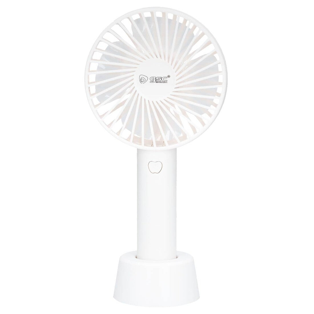300010023 MINI VENTILADOR DE MANO USB RECARGABLE BLANCO BALU GSC | Suministros Figmar