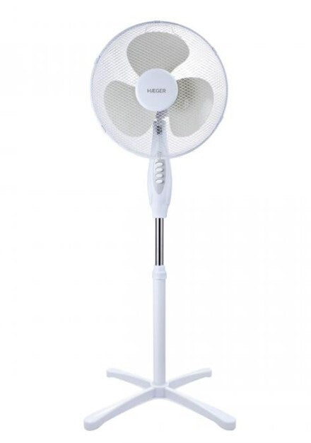 SF-16W.011A VENTILADOR DE PIE CROSS WIND 45W 40CM HAEGER | Suministros Figmar