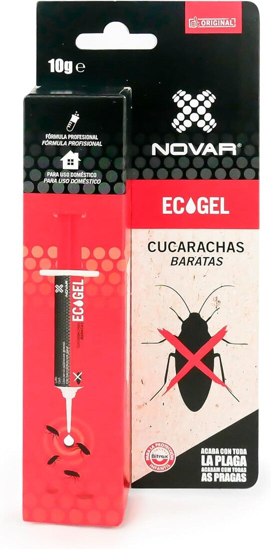 4221 10gr JERINGA ECOGEL CUCARACHAS ECOPACK NOVAR | Suministros Figmar