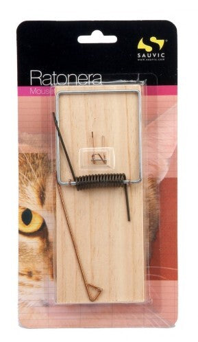 15135 TABLA RATONERA MADERA DE PINO 17,5x7,2x1,2cm SAUVIC